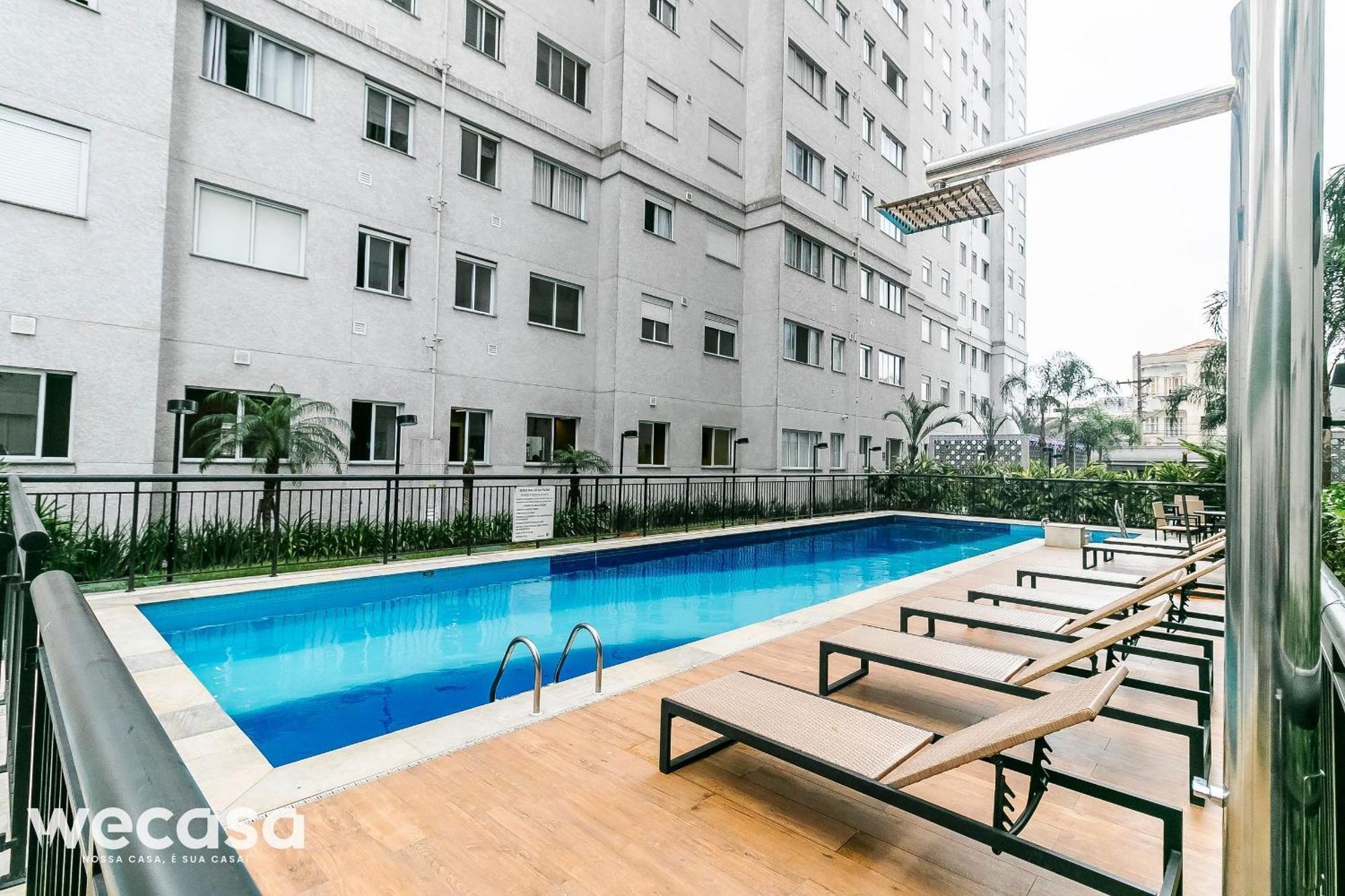Apto Fit Casa Com Piscina-metro Bras São Paulo